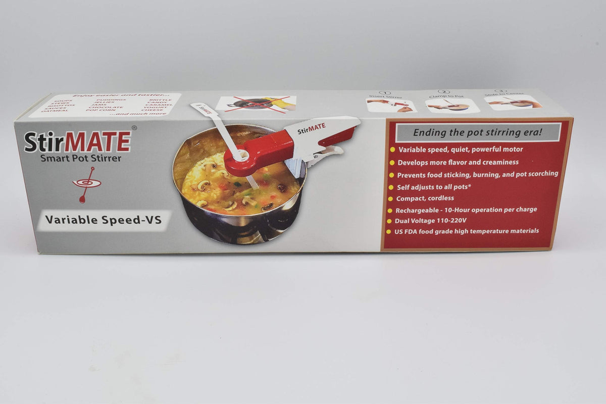 STIRMATE OMNI-XL attachment handles large pots up to 5 gallons.