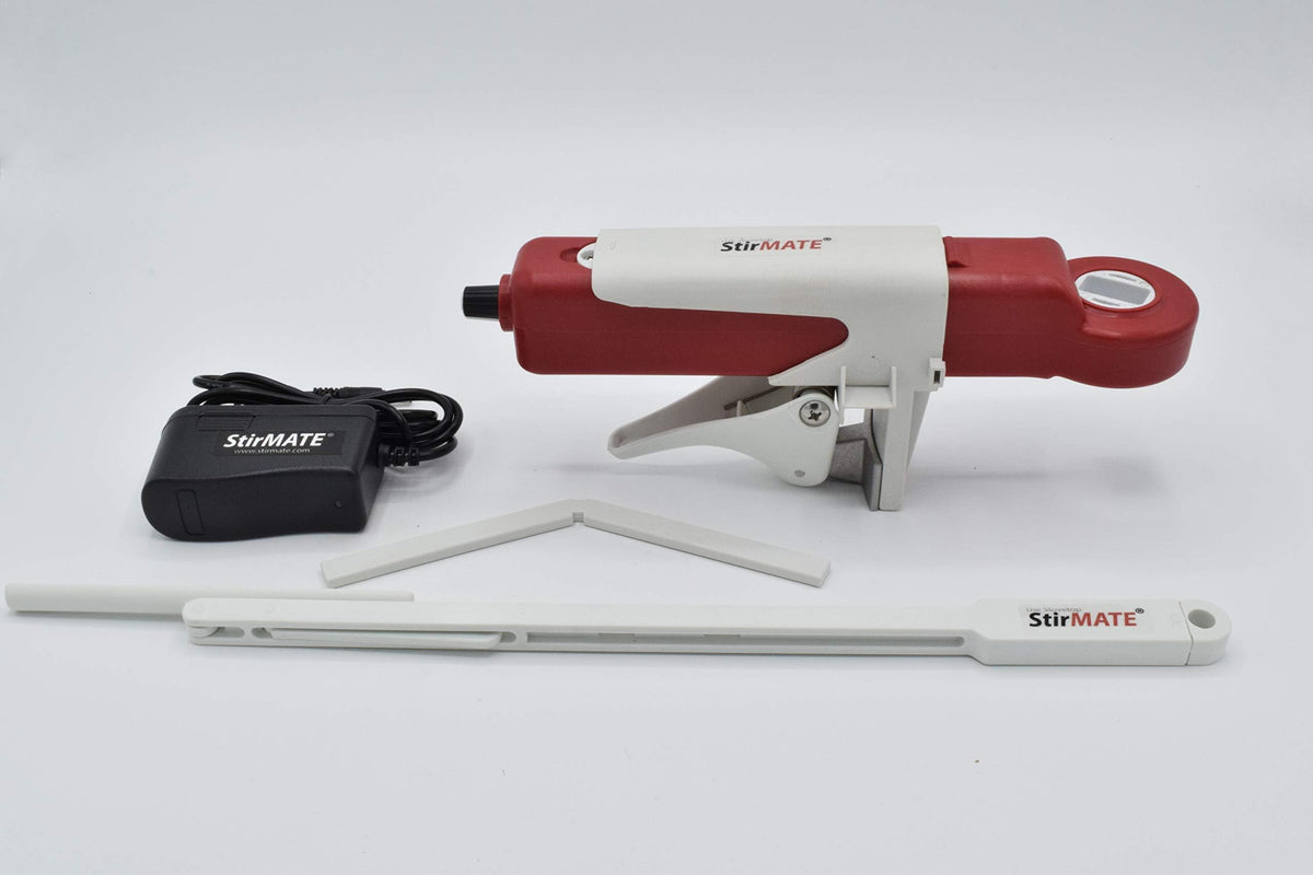 STIRMATE quiet high-torque motor delivers consistent stirring for hours.