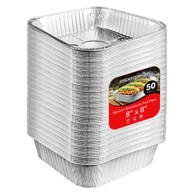 Stock Your Home 8x8 square pans for baking and serving