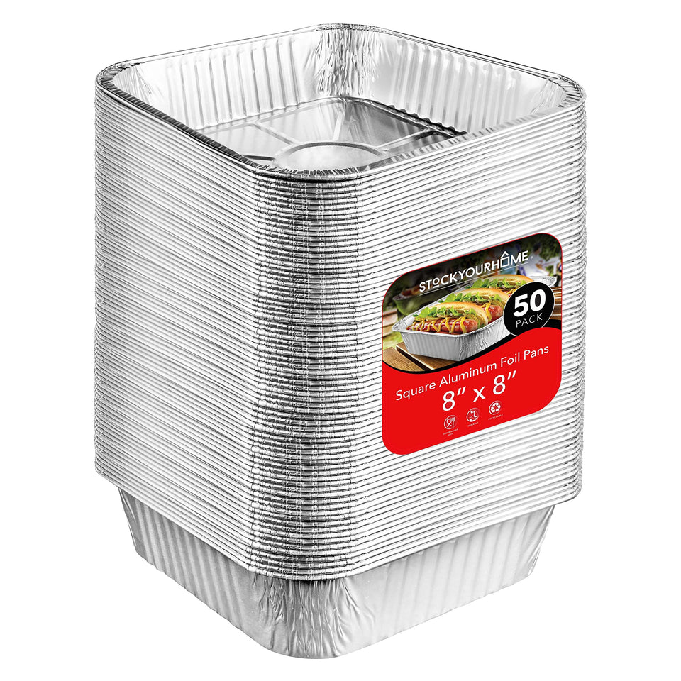 Stock Your Home 8x8 square pans for baking and serving