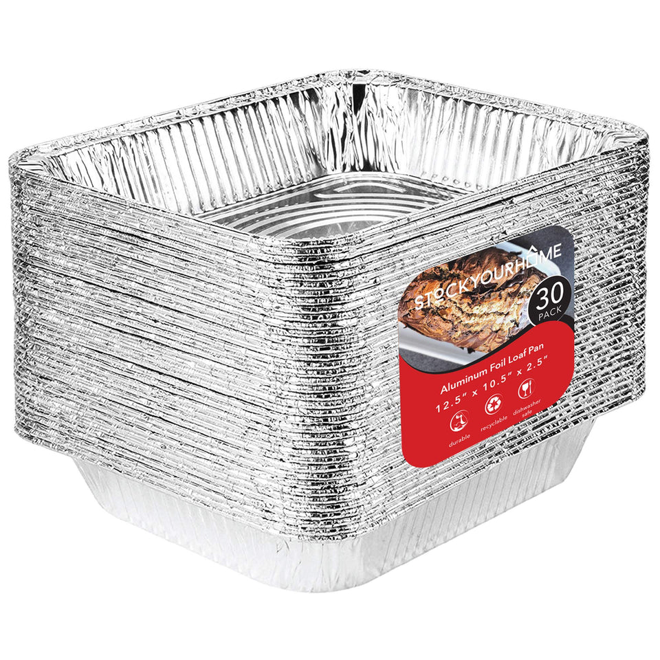 Stock Your Home aluminum pan 9x13 for versatile cooking and easy serving