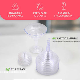 Stock Your Home recyclable cups for beverages, toppings, and snacks at events.