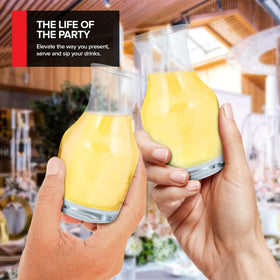 Stock Your Home compact carafes enhance table presentation at gatherings.