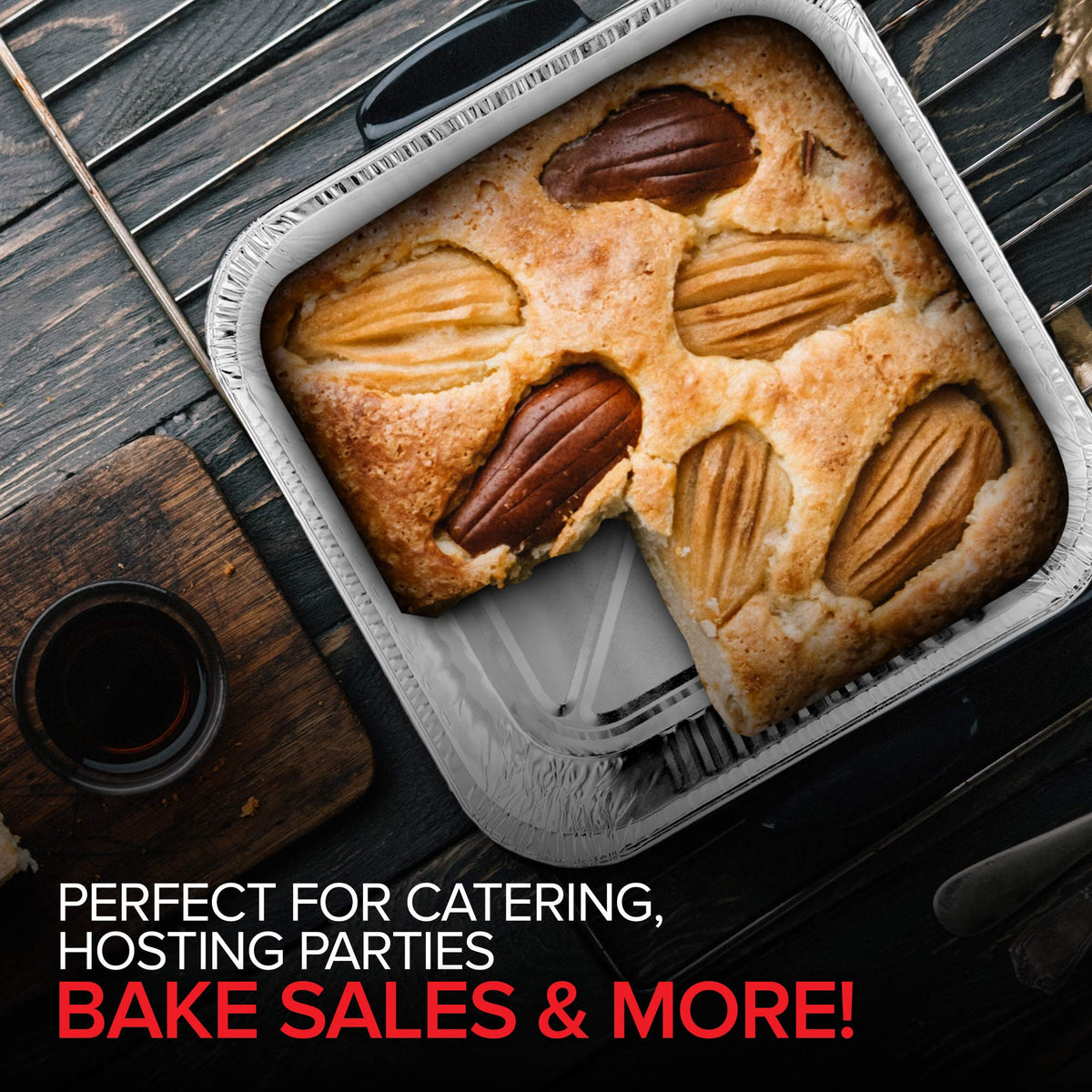Stock Your Home catering pans 8x8 for events and serving