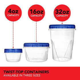 Stock Your Home dishwasher-safe container for easy cleanup after meals.