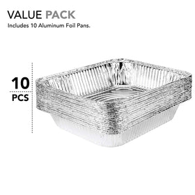 Stock Your Home disposable aluminum pans ideal for baking cakes at events.