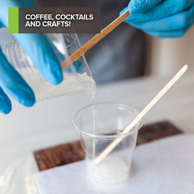 Stock Your Home disposable wooden stirrers for home, office, cafe.