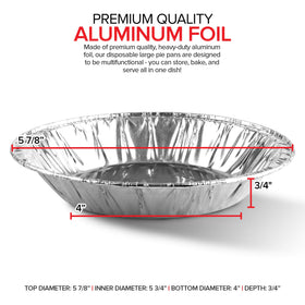 Stock Your Home disposable pie tins ideal for catering or takeout.