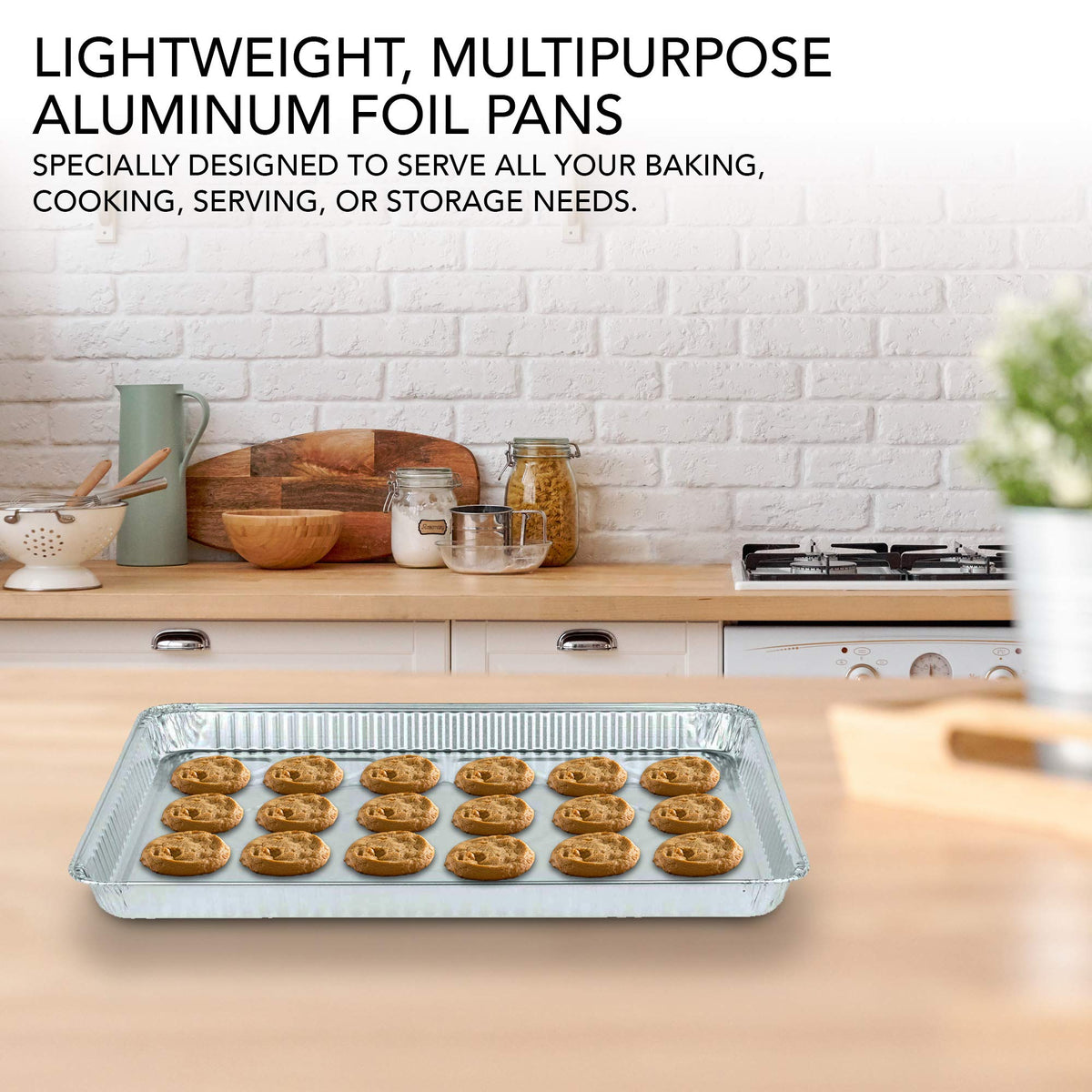 Stock Your Home eco-friendly recyclable bakeware reduces waste after use