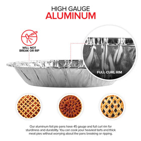 Stock Your Home pans with full curled rim for durable baking.