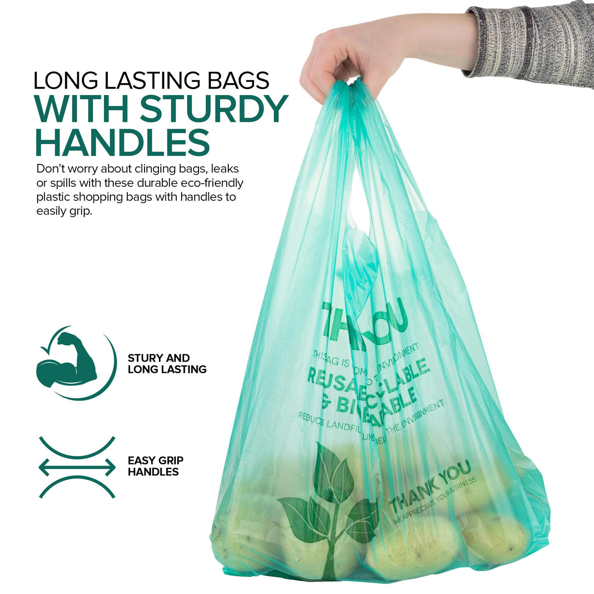 Stock Your Home 12x22x6.5 gusset bags for groceries and storage.