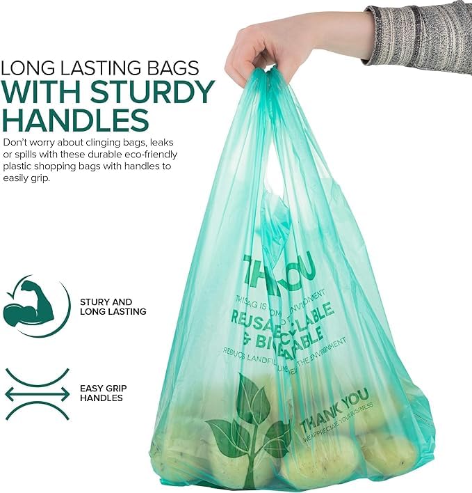 Stock Your Home bag used as small trash can liner for tidyups