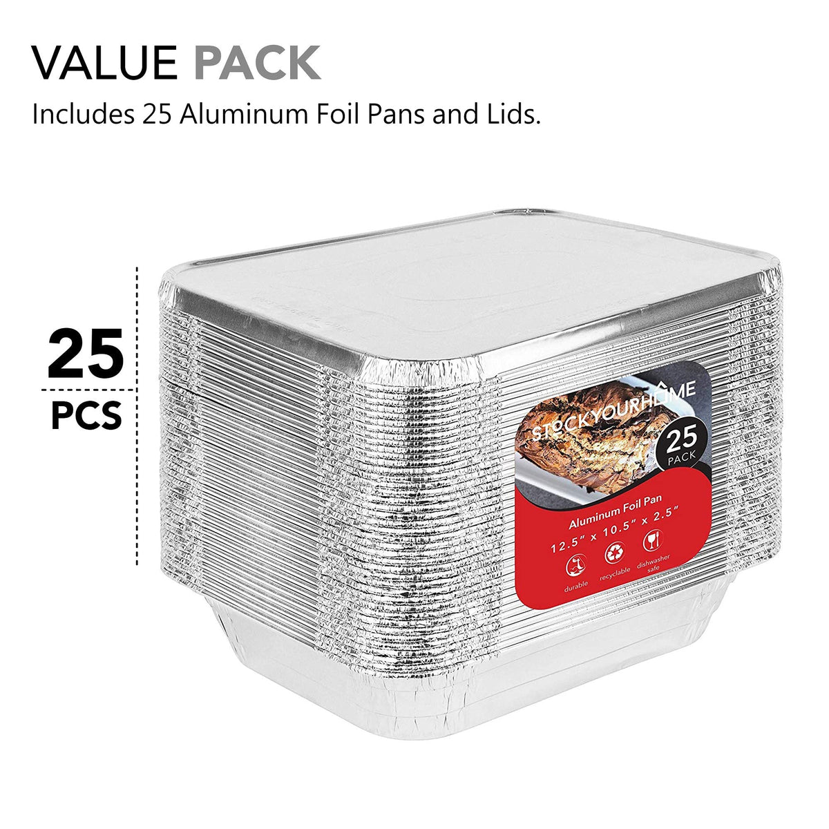 Stock Your Home lid for 9x13 pan keeps moisture and presentation.