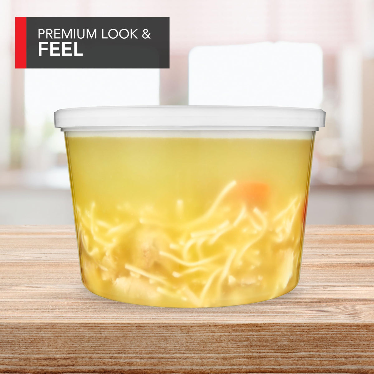 Stock Your Home microwave-safe storage container for quick reheats