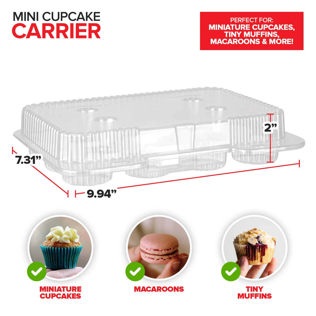 Stock Your Home BPA-free OPS plastic keeps treats safe and fresh.