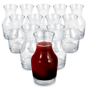 Stock Your Home mini glass wine carafe, 6 oz, ideal for tastings and individual pours.