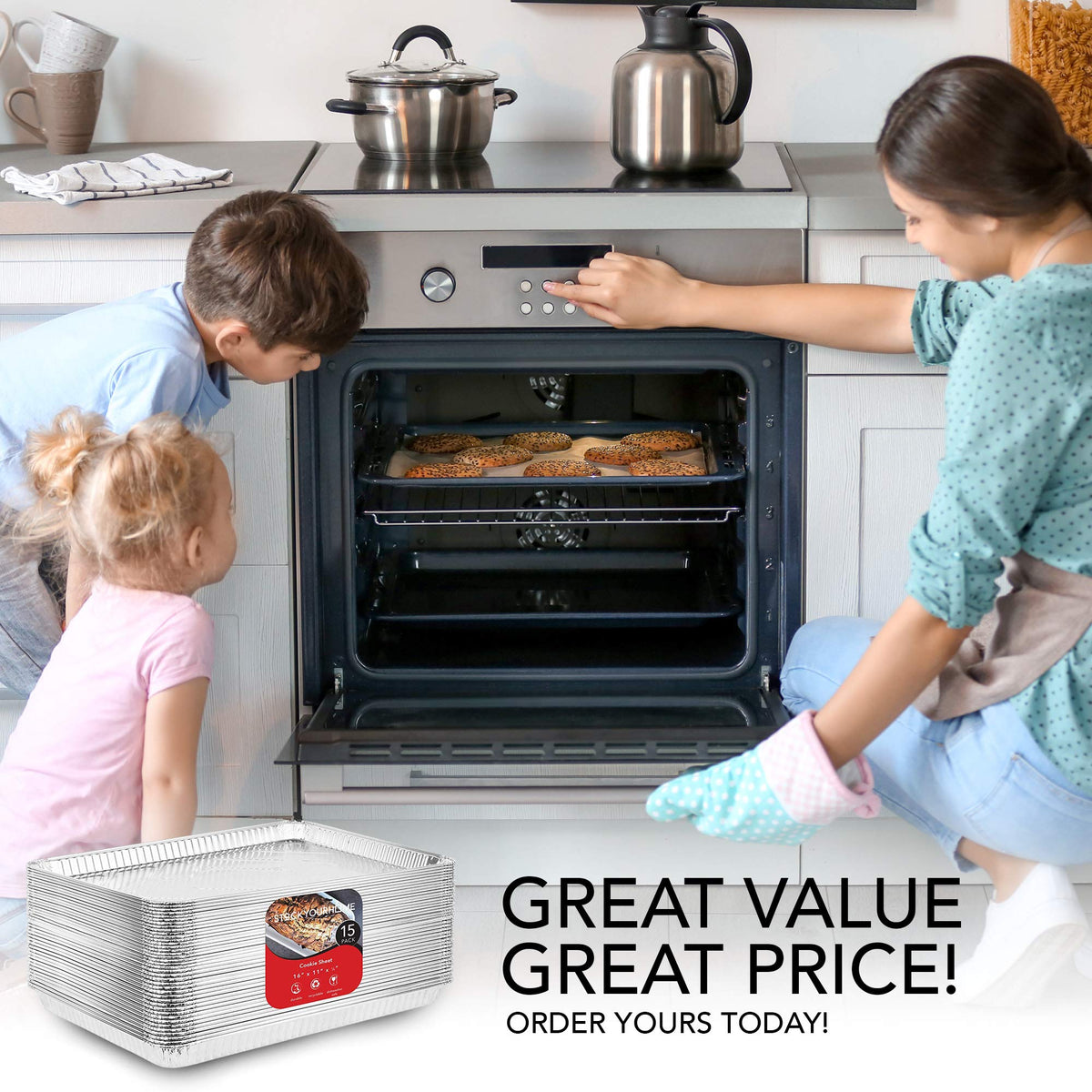Stock Your Home multi-use cookie sheets for baking and crafts
