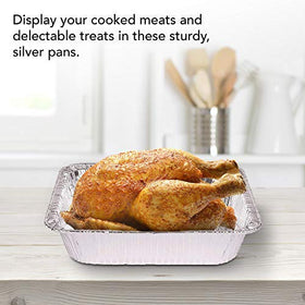Stock Your Home oven-safe foil pan supports baking and reheating without hassle
