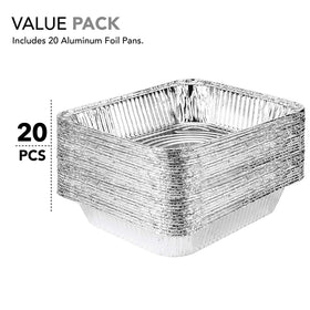 Stock Your Home pans on a buffet line for versatile serving