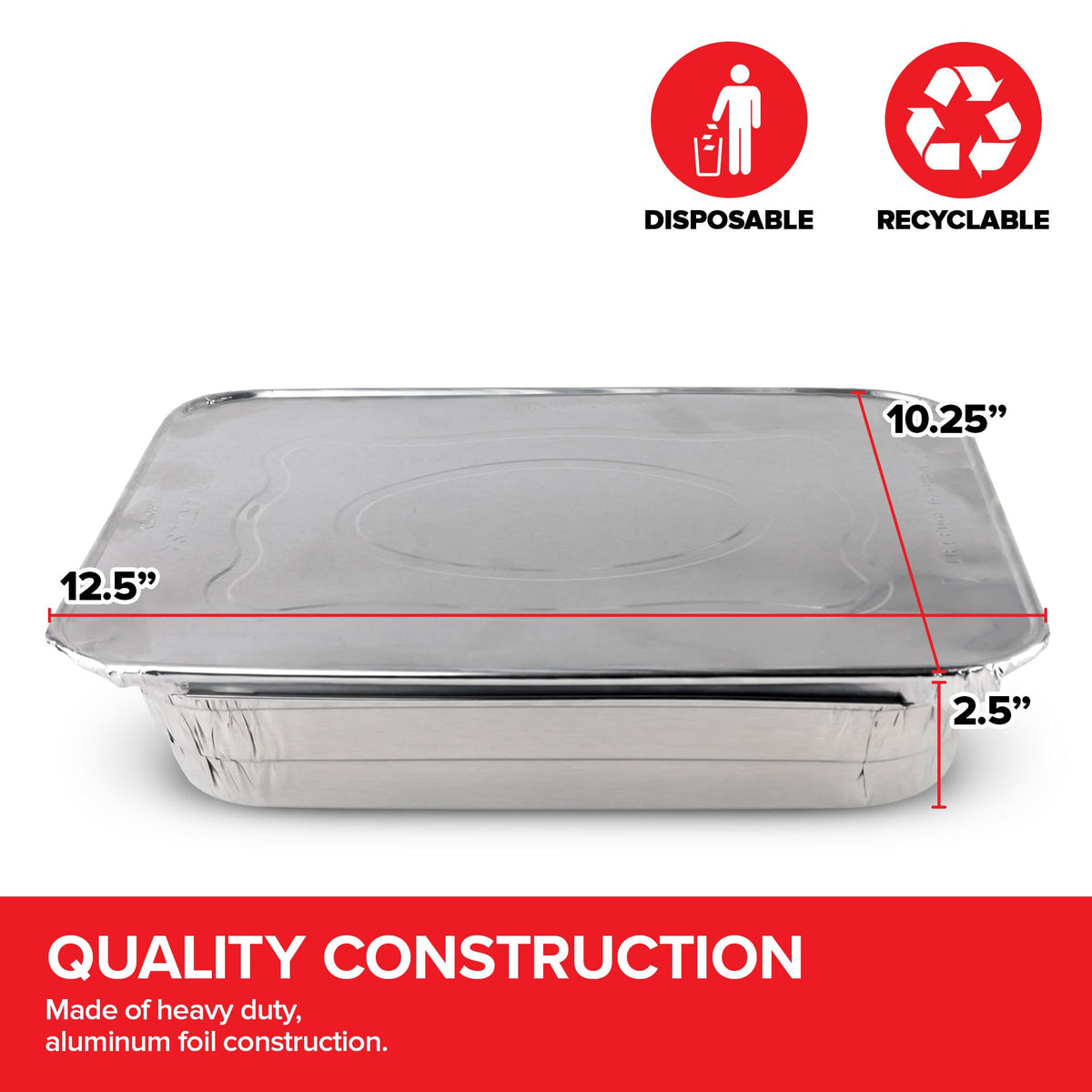 Stock Your Home stackable pans ready for freezer to oven use