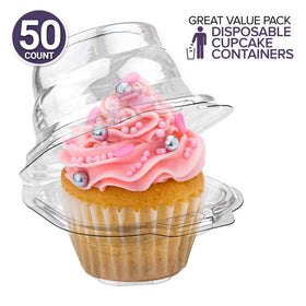 Stock Your Home 50-pack clear containers ideal for gift-ready presentation