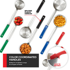 Stock Your Home rust-resistant stainless steel spoons for daily durability.