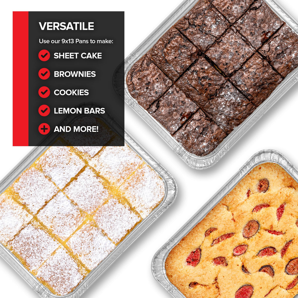 Stock Your Home takeout and catering pan keeps meals warm during delivery.