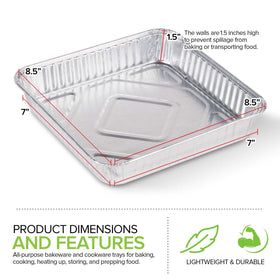 Stock Your Home toaster-oven friendly pan with compact design