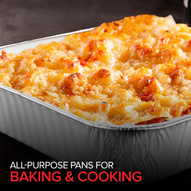 Stock Your Home pans with 2-inch sides for spill-free transport