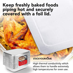 Stock Your Home 10-pack with lids enables quick prep and transport.