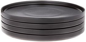 Stone Lain Celina black matte 10.25-inch dinner plate with a lipped edge for elegant dining