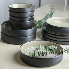 Stone Lain Elica soup bowls offer 25 oz capacity for hearty servings.