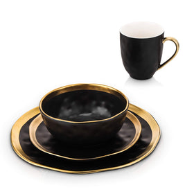 Stone Lain Florian table setting shot highlights dramatic glamour