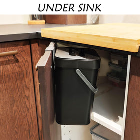 Stonespace countertop 5L compost bin, sleek design for quick waste disposal.