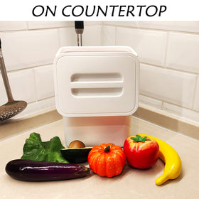 stonespace kitchen compost bin with mount accessory for flexible installation