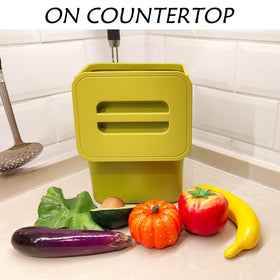 Stonespace under-sink trash can compact design fits tight cabinet space.