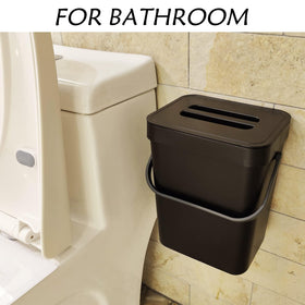 Stonespace wall-mount compost bin, space-saving kitchen solution.