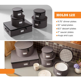 storageLAB felt dividers cushion dinnerware and prevent scratches