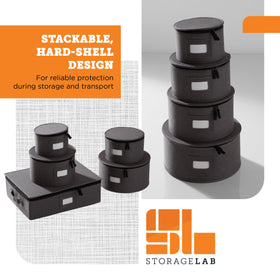 storageLAB plate storage containers for dinnerware organization