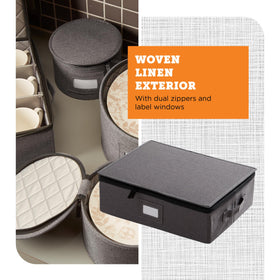 storageLAB stackable bottoms maximize kitchen space and neat storage