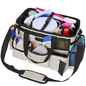 Storage Standard caddy full setup demonstrates versatile house and bathroom cleaning utility.