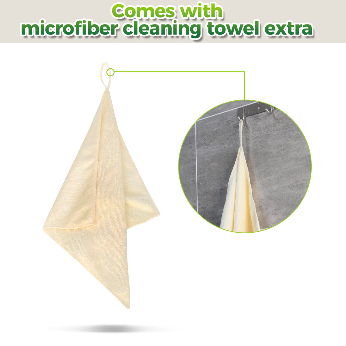 Storage Standard caddy expanded organization keeps detergents, rags, and brushes within reach.