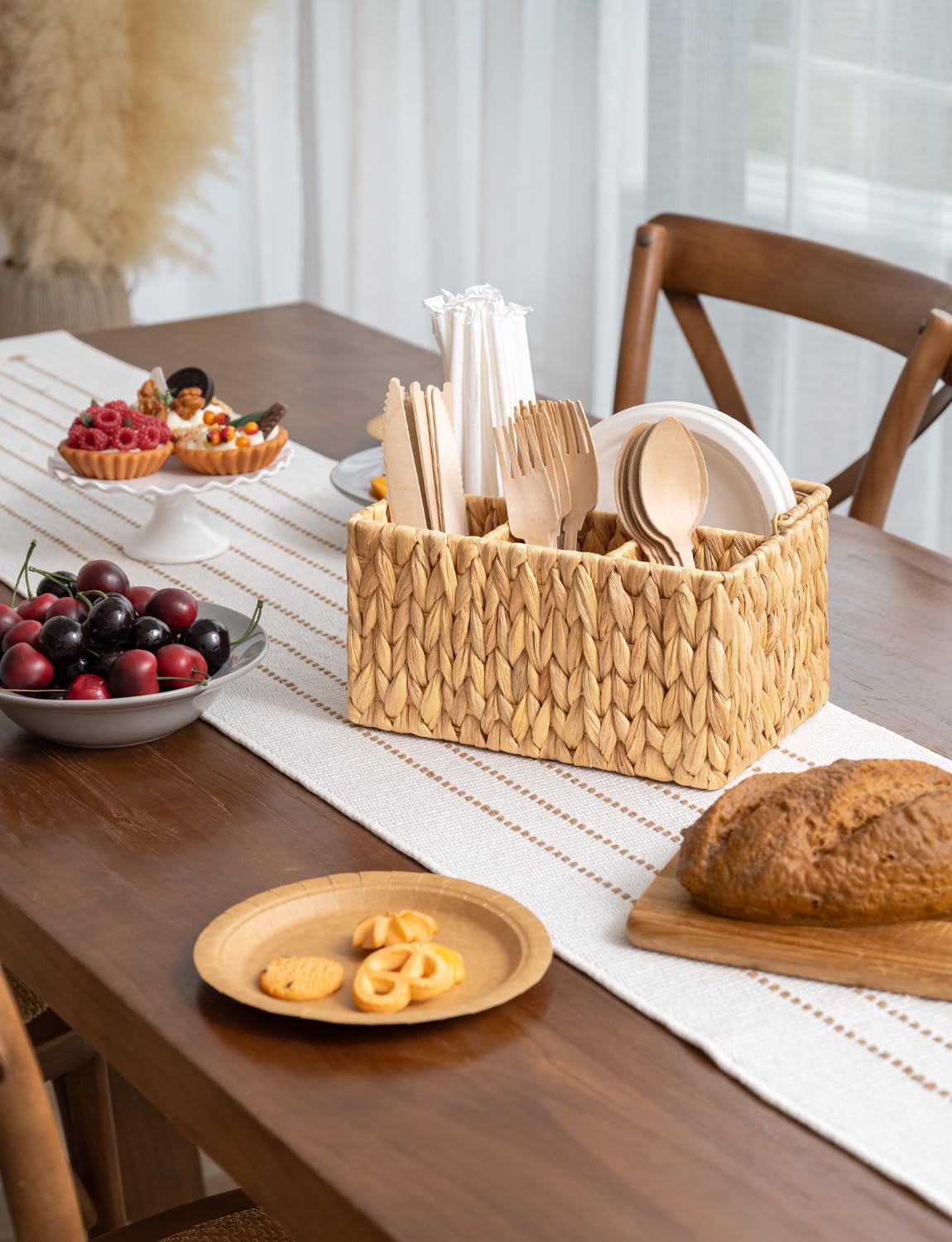 StorageWorks iron frame and weave suit countertop use with durability