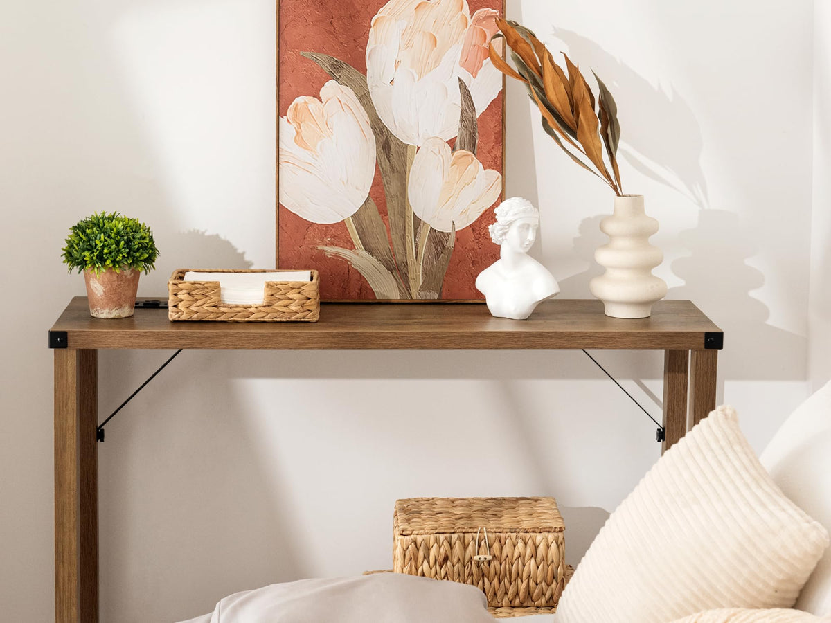 StorageWorks napkin holder adds natural texture that suits many decors.