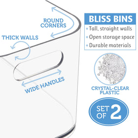 STORi Bliss BPA-free plastic design offers durable, transparent storage