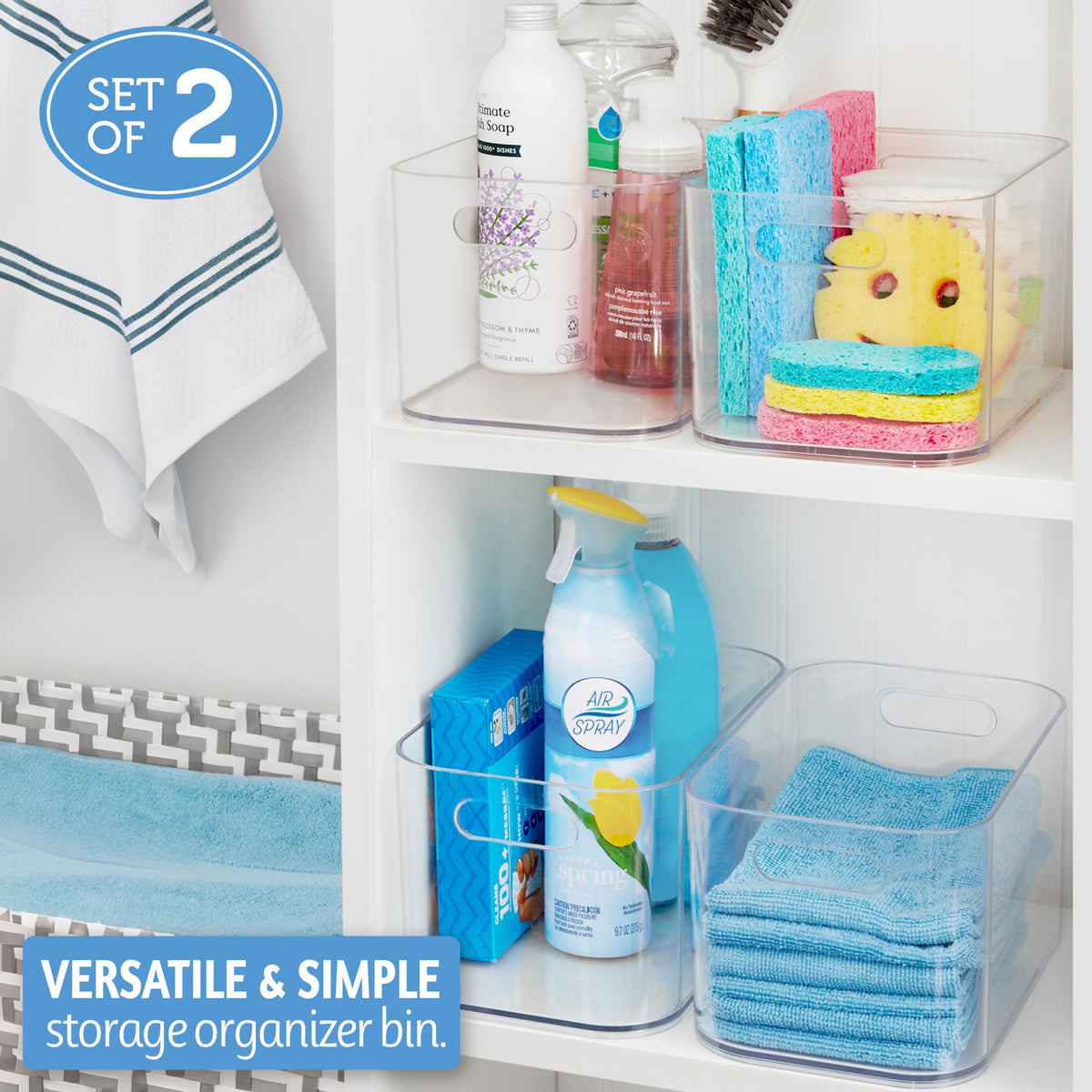 STORi Bliss kitchen storage bin keeps utensils neatly accessible