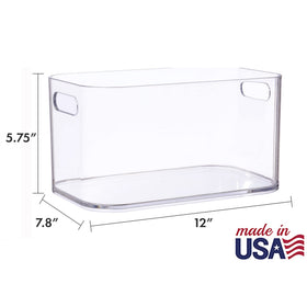 STORi Bliss XL clear bin closet storage for seasonal garments and accessories