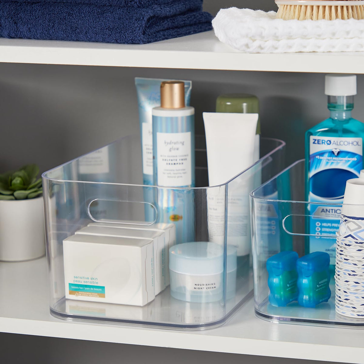 STORi Bliss XL clear bin kitchen utensils display and quick access