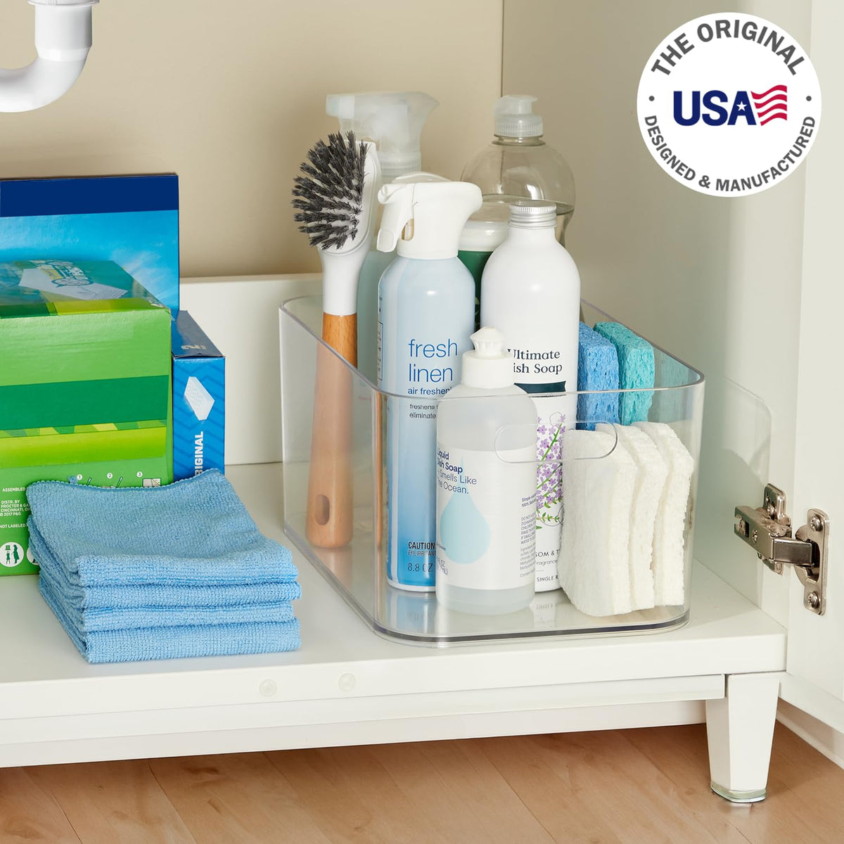 STORi Bliss XL clear bin pantry for visible ingredients and clutter-free shelves