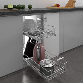 STORKING chrome finish resists wear and cleans easily for long-lasting appeal.